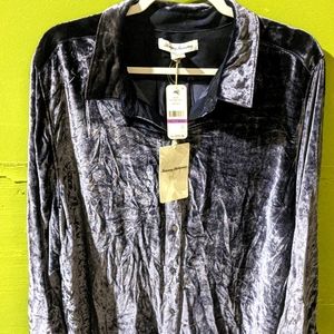 Tommy Banana Velvet Sands Shirt. DK Navy size 2XL